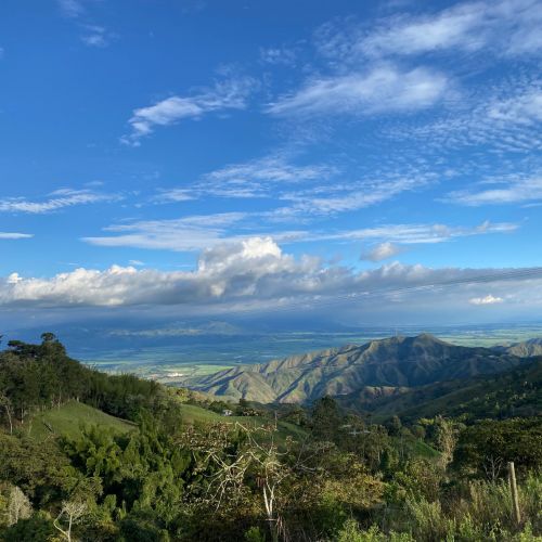 Paisaje Vereda El Jardin Finca Bella Village ATV-Lago Calima- Darien