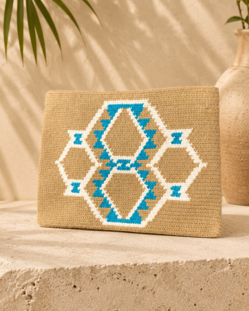 Clutch Artesanal Reflejo