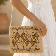 Clutch Cartera Estilo Wayuu Artesanal Bella Village Calima